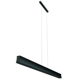 Pendule, Lustre suspendate - Lustra LED suspendata design liniar HANOK 38W 4000K neagra