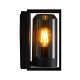 Aplice - Aplica de perete exterior IP44 design modern Griffin Smoked