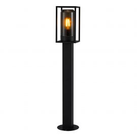 Stalpi - Stalp exterior IP44 design modern Griffin Smoked, H-80cm