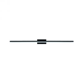 Aplice, corpuri de iluminat pentru pereti - Aplica LED pentru oglinda baie IP44 MORNE 16W negru