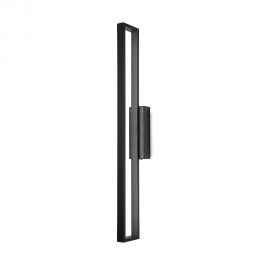 Aplice, corpuri de iluminat pentru pereti - Aplica LED de perete iluminat ambiental DURBAN 20W neagra