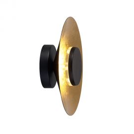 Aplice, corpuri de iluminat pentru pereti - Aplica LED de perete iluminat ambiental ORION 8W negru/auriu