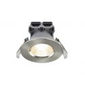 Set de 3 spoturi incastrabile baie LED dimabil Fremont 3-Kit IP65 2700K argintiu