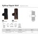 Aplice - Aplica de perete exterior IP54 cu lumina sus / jos Kyklop negru