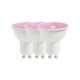 Becuri GU10 - Set 3 becuri Smart LED RGB GU10 PAR16 2200-6500K 380LM