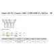 Becuri GU10 - Set 3 becuri LED Smart GU10 2200-6500K 420Lm