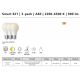 Becuri E27 - Set 3 becuri Smart E27 A60 7W 2200-6500K 900Lm White