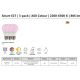 Becuri E27 - Set de 3 becuri Smart LED RGB E27 A60 8W 2200-6500K 806Lm White