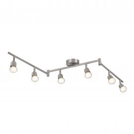 Plafoniere cu spoturi, Spoturi aplicate - Lustra design industrial cu 6 spoturi GU10 Avenue 6