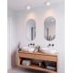 Iluminat pentru baie - Plafoniera LED pentru baie design modern, 3-step MOODMAKER, IP44, LANDON 8 alb