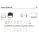Iluminat pentru baie - Plafoniera LED pentru baie design modern, 3-step MOODMAKER, IP44, LANDON 8 alb