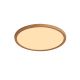 Plafoniere - Plafoniera slim LED 2700K 3-step MOODMAKER Oja 29 Wood Foil
