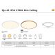 Iluminat pentru baie - Plafoniera slim pentru baie IP54 LED dimabil 2700K Oja 42 Wood Foil