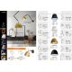 Pendule, Lustre suspendate - Accesoriu, Baza pentru veioza ZYTA S TABLE BK/GO