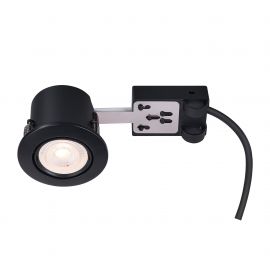 Spoturi tavan fals - Spot incastrabil tavan/plafon Mixit Pro negru