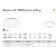 Iluminat pentru baie - Plafoniera LED baie IP44 cu senzor de miscare Montone 33 4000K