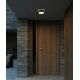 Aplice - Aplica de perete / tavan exterior IP54 Oliver Black