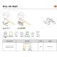 Aplice oglinda, tablou - Aplica LED pentru baie LED 2-step MOODMAKER Otis 40 Chrome