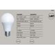 Becuri E27 - Bec Dimabil LED E27 AGL 9W 806lm 3000K