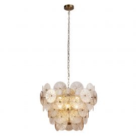 Candelabre, Lustre - Lustra suspendata moderna design deosebit Wagon Wheel 9Lt