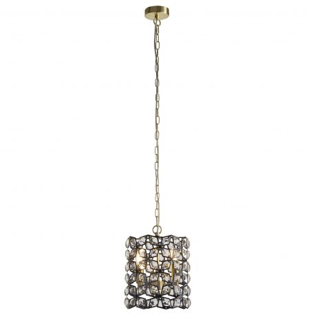 Pendule, Lustre suspendate - Pendul, Lustra suspendata eleganta cu cristale Iris 2Lt