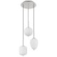 Pendule, Lustre suspendate - Lustra 3L design modern Blacky I nichel mat