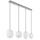 Pendule, Lustre suspendate - Lustra 4L design modern Blacky I nichel mat