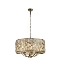 Lustra eleganta design modern Bijou 8Lt alama antic/ champagne