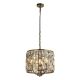 Pendule, Lustre suspendate - Lustra eleganta design modern Bijou 3Lt alama antic/ champagne