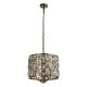 Pendule, Lustre suspendate - Lustra eleganta design modern Bijou 3Lt alama antic/ champagne
