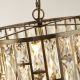 Pendule, Lustre suspendate - Lustra eleganta design modern Bijou 5Lt alama antic/ champagne