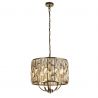 Lustra eleganta design modern Bijou 5Lt alama antic/ champagne