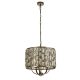 Pendule, Lustre suspendate - Lustra eleganta design modern Bijou 5Lt alama antic/ champagne