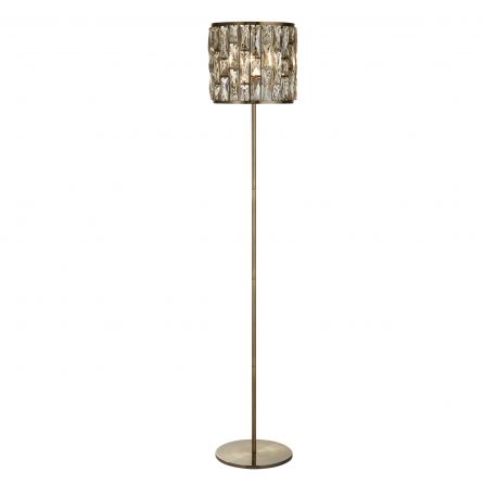 Lampadare - Lampa de podea design modern Bijou alama antic/ champagne