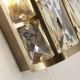 Aplice, corpuri de iluminat pentru pereti - Aplica de perete design modern Bijou alama antic/ champagne