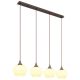 Pendule, Lustre suspendate - Lustra 4L design modern Maxy negru