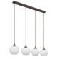 Pendule, Lustre suspendate - Lustra 4L design modern Maxy negru