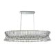 Candelabre, Lustre - Lustra eleganta cu cristal ideala pentru sufragerie sau bucatarie Uptown 10Lt Oval
