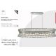 Candelabre, Lustre - Lustra eleganta cu cristal ideala pentru sufragerie sau bucatarie Uptown 10Lt Oval