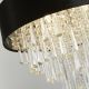 Candelabre, Lustre - Lustra eleganta cu abajur din catifea si cristale Glamour 5Lt