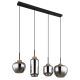 Pendule, Lustre suspendate - Lustra suspendata 4L design modern MATT negru
