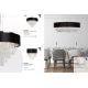 Candelabre, Lustre - Lustra eleganta cu abajur din catifea si cristale Glamour 8Lt