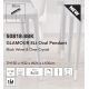 Candelabre, Lustre - Lustra eleganta cu abajur din catifea si cristale Glamour 8Lt