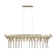 Lustra eleganta decorata cu cristale Gemma 8Lt