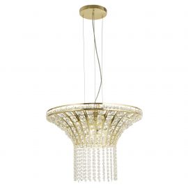 Candelabre, Lustre - Lustra eleganta decorata cu cristale Gemma 8Lt