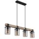 Pendule, Lustre suspendate - Lustra 4L design industrial Lila negru, maro