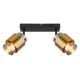 Aplice cu Spot - Aplica 2L design modern Milley negru, alama