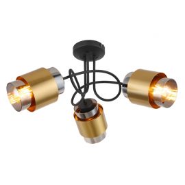 Plafoniere - Plafoniera 3L design modern Milley negru, alama