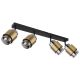 Plafoniere - Plafoniera 4L design modern Milley negru, alama