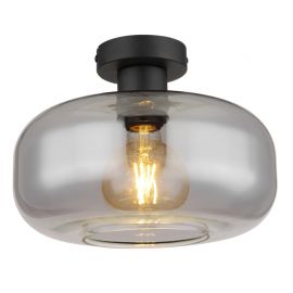Plafoniere - Plafoniera design modern Giuseppe negru, fumuriu